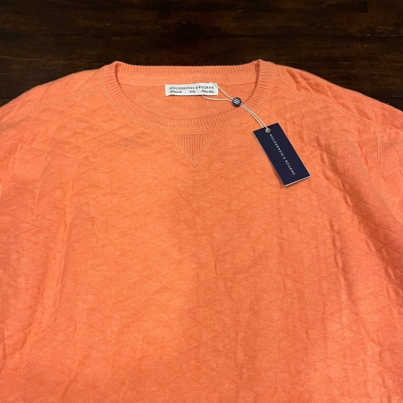 Holderness & Bourne Men's XXL The Ward Sweater Orange MSRP $185 - Picture 1 of 7